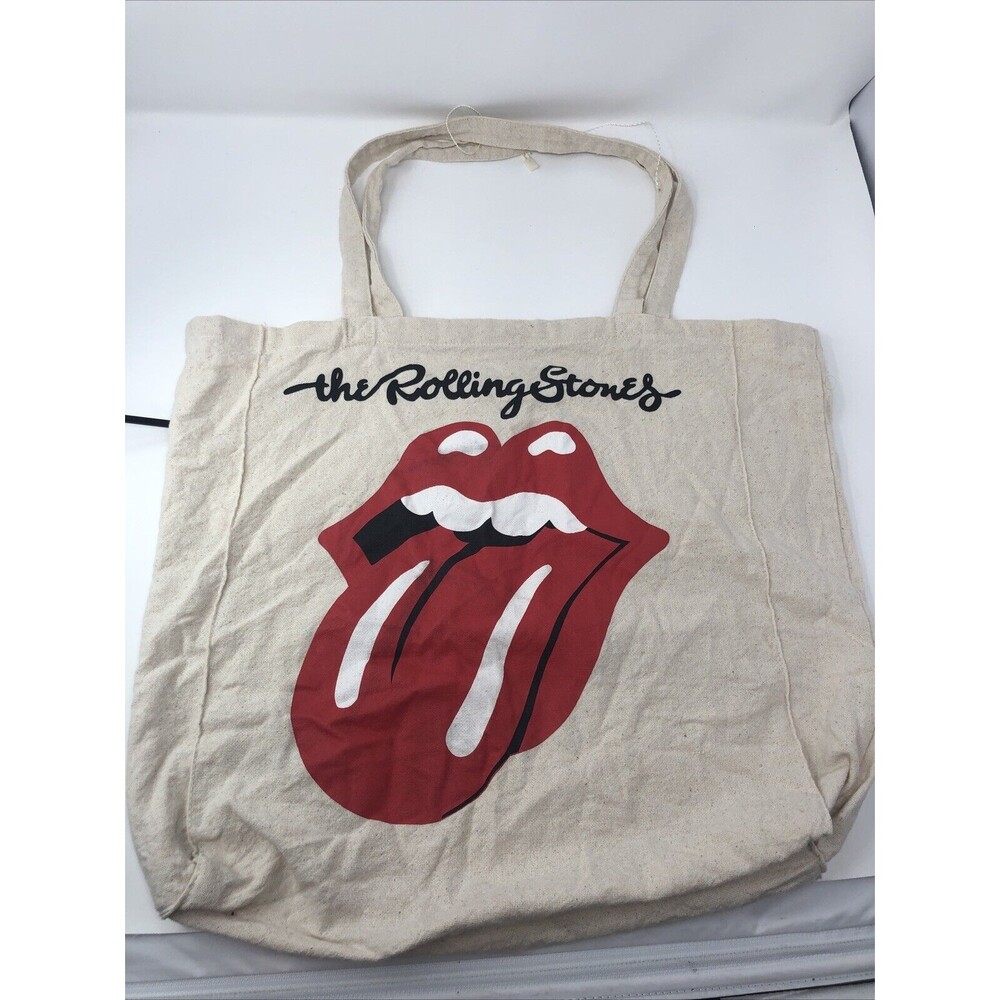 Rolling Stones Tote Bag  Brand Tongue Logo